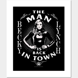 Becky Lynch The Man Is Back In Town Posters and Art